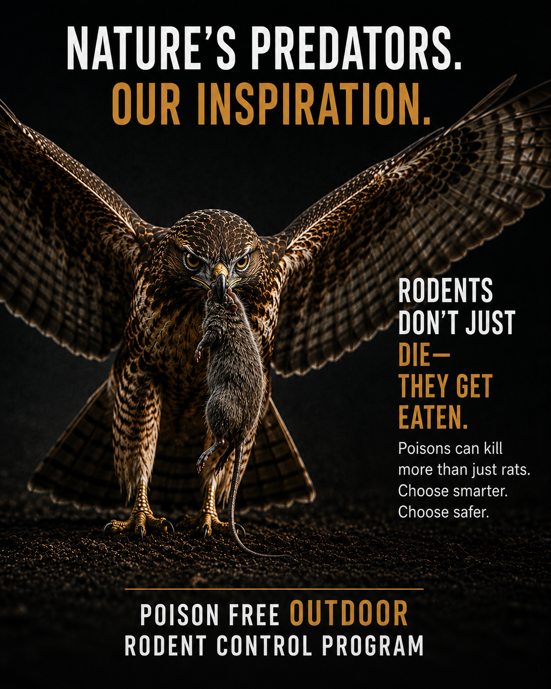 Nature's predators inspire Critter Guardian's poison-free outdoor rodent control program