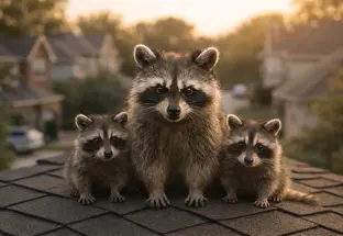 Raccoon removal in Dallas attic